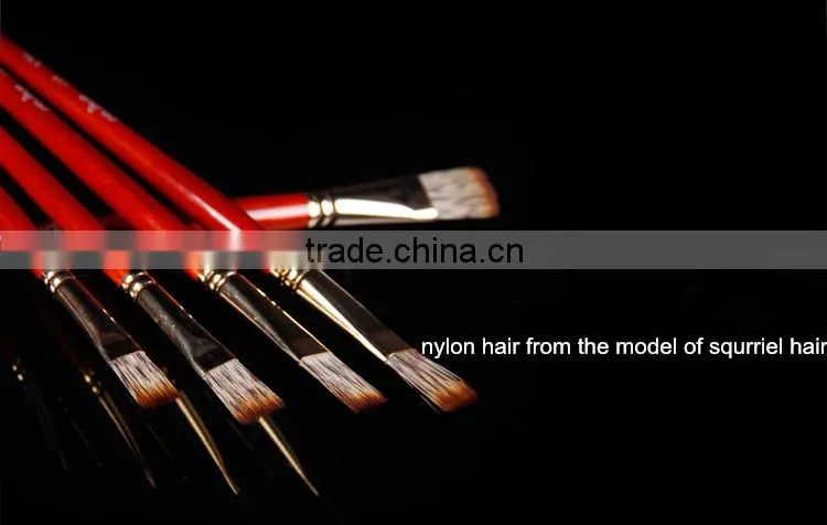 BGN-712 Bergino High Quality Watercolor Painting Brush Wholesale Flat shape