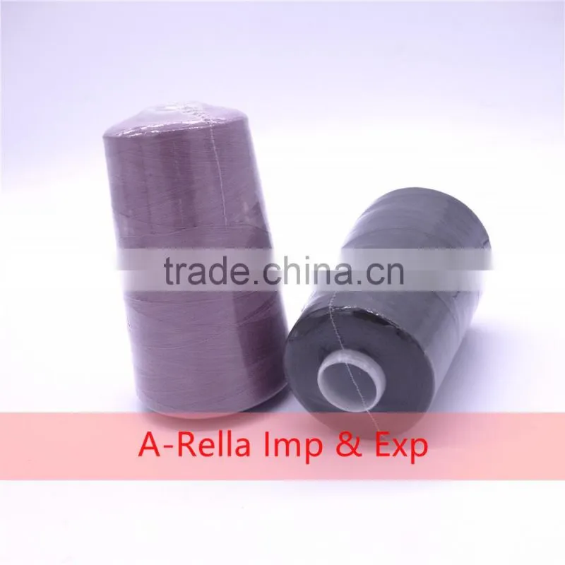 polyester sewing thread 3000y/cone dyed 40s/2