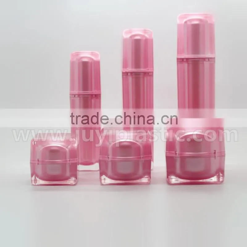 30ml 50ml 120ml nice blue painted cosmetics round shape acrylic container cosmetic bottles and jars