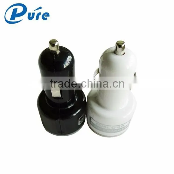 Splendid mini car battery charger 2 usb electric car charger made for iPhone/iPad/Samsung