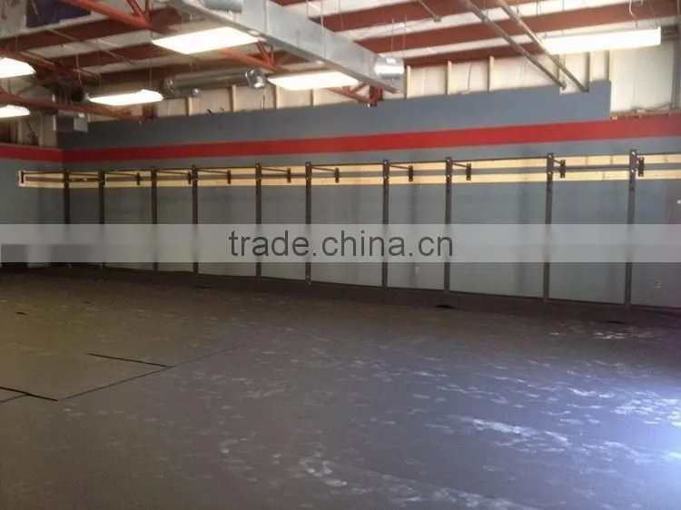 Noise reduction heavy duty rubber crossfit floor
