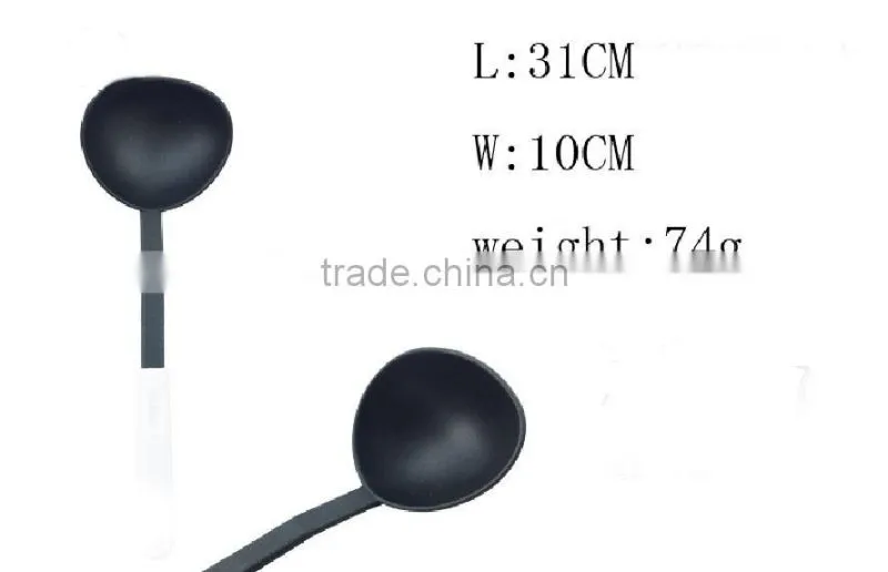 Cheap Price Professional 4 Piece Nylon Kitchen Utensil Set white+black nylon kitchen ware set nylon spoon NL21