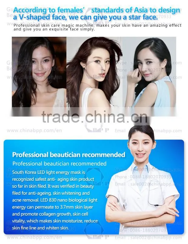 Factory wholesale home use skin rejuvenation led face mask