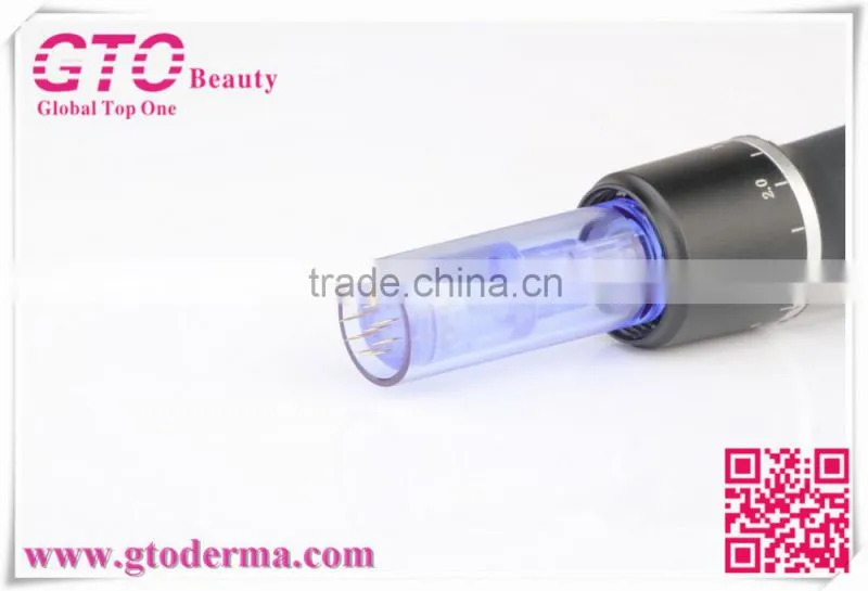 2015 best hot sale skin care electric micro needle derma pen with needle cartridges