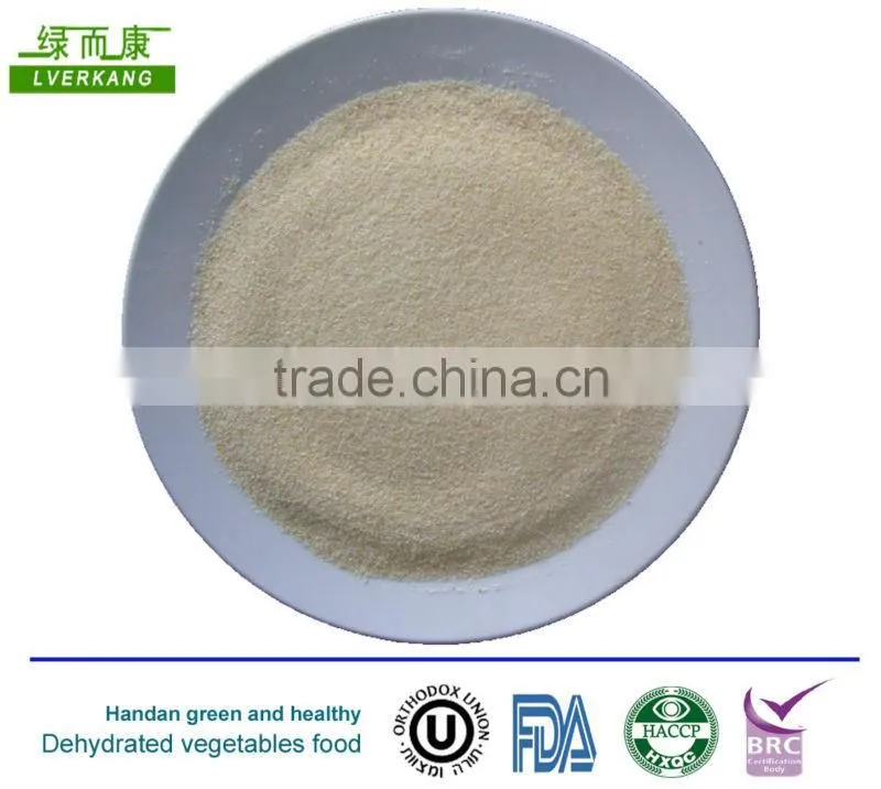 Minced dried garlic, garlic granules, dehydrated garlic particle shape