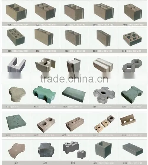 Shengya concrete brick making machine QTJ4-26C hollow brick shaping machine alibaba Nigeria