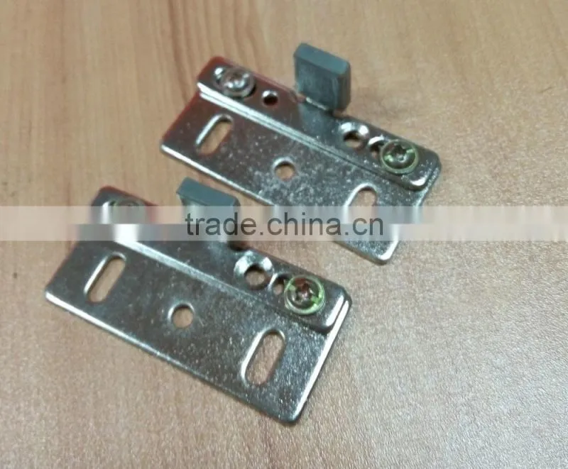 inner-hanging type steel and PA6 sliding door hardware with soft close
