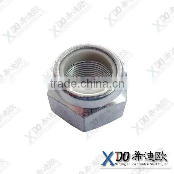 inconel 625 factory low price stainless steel hot sell steel lock hex nut with nylon insert