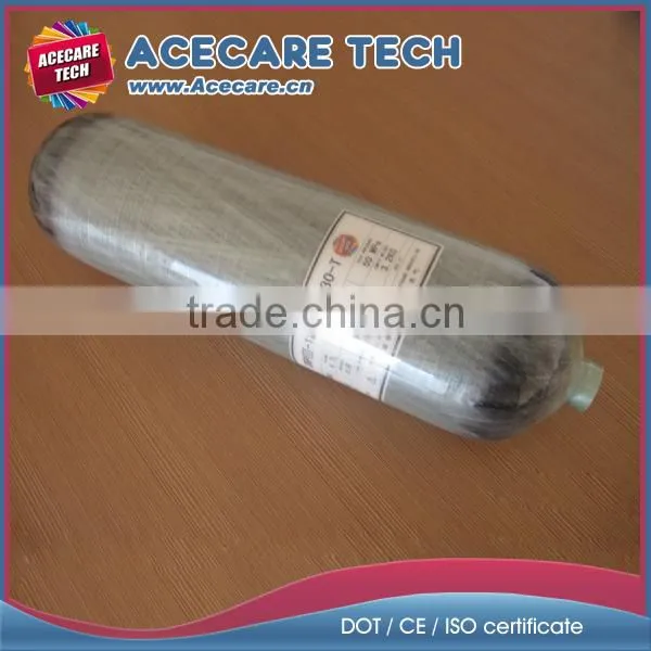 4.7L carbon fiber gas cylinder, 300bar pressure composite cylinder for SCUBA diving