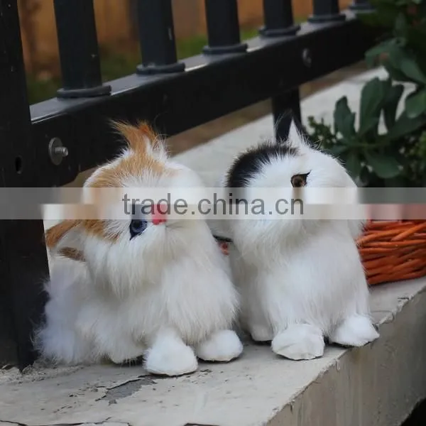 handmade voice fabric cute cat plush pussy toy