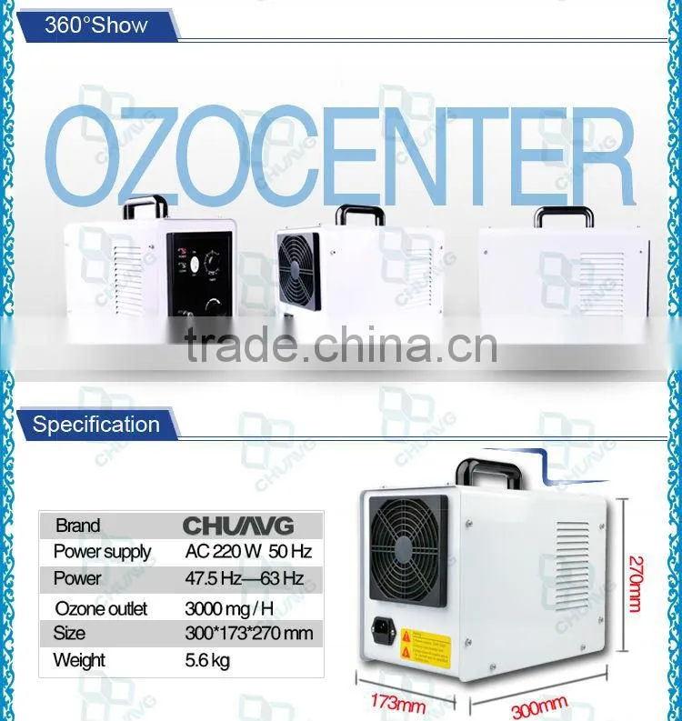 the latested style ceramic potable ozone air purifier for home use