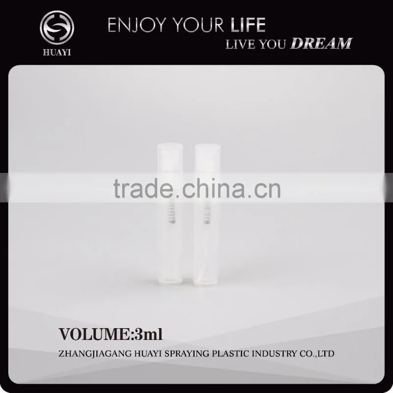 Mini plastic cosmetic 3ml perfume bottle