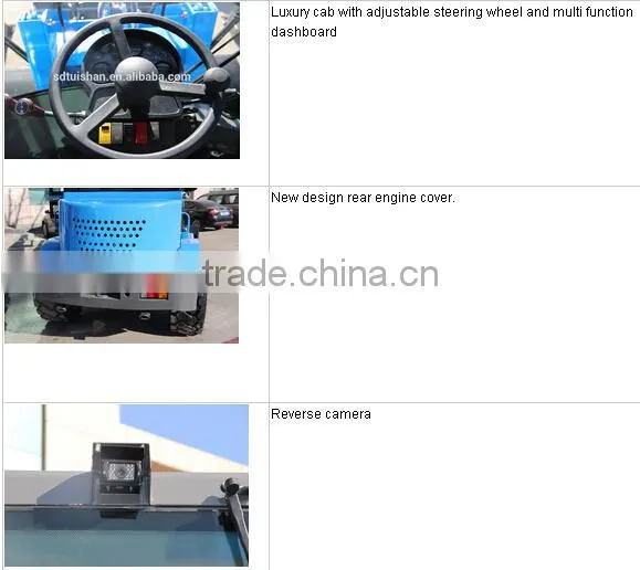 Europe mini tractor loader with backhoe hot sale in china