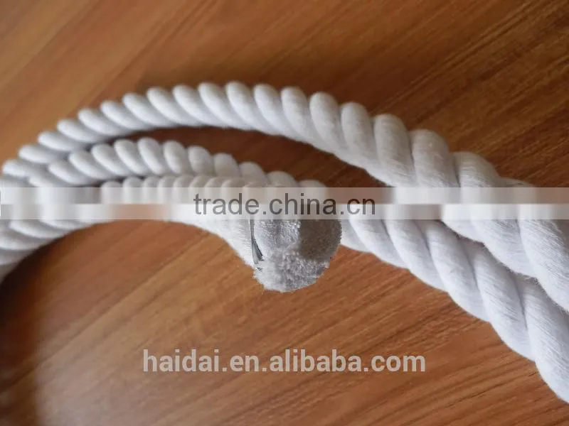 Good buy 3 strand natural white cotton rope
