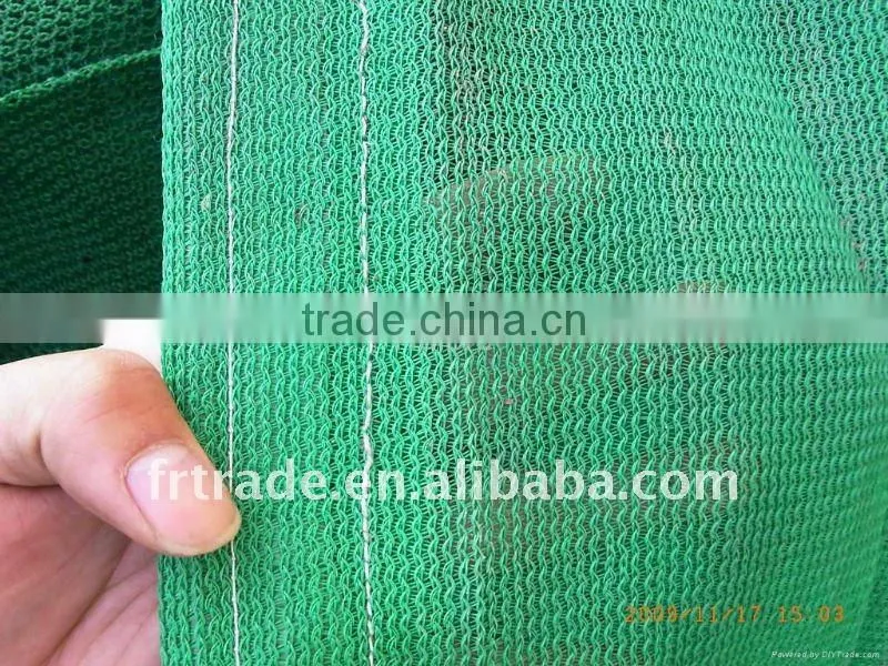 Green sun shade plastic netting