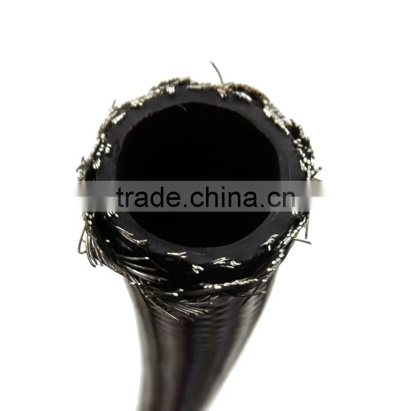 1ft Stainless Steel Braided 1500 PSI -8AN AN8 8-AN Oil Fuel Gas Line Nylon Hose