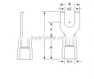 HEIGHT Pre-Insulated Flange Fork End Factory Price