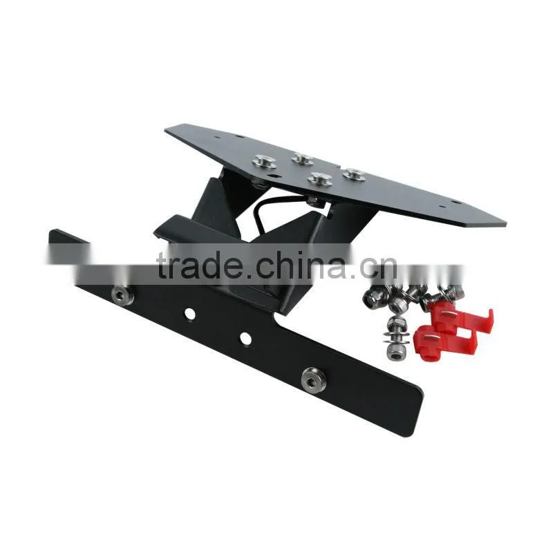 A Set License Plate Bracket Holder For KAWASAKI ZX14R 2006-2011 2007 2008 09 10