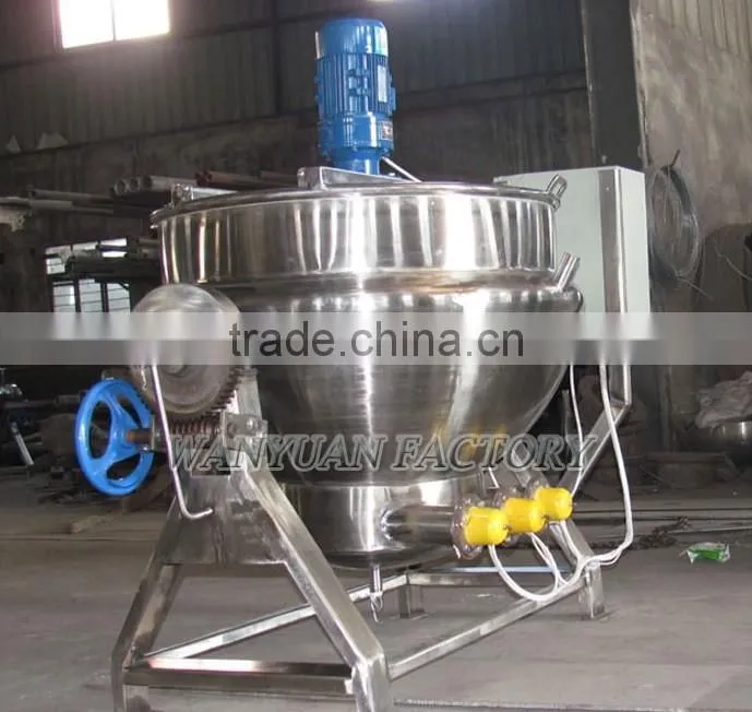 50L tilting jacketed kettle in stock electric heating cooling jacketed kettle jacketed cooking kettle