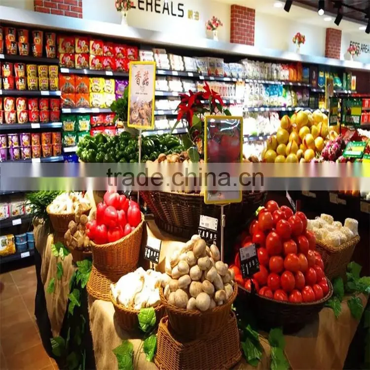 Creative wholesale supermarket accessories display stand storage basket