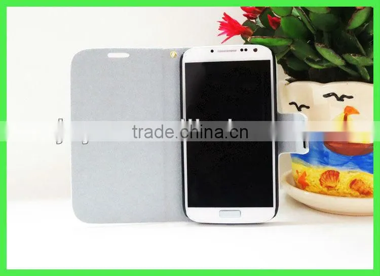 Alligator Pattern protective leather case for Samsung Galaxy S4 wallet leather case