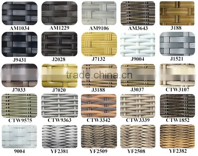 Outdoor Furniture Chrysanthemum Weaving Dining Table And Chairs