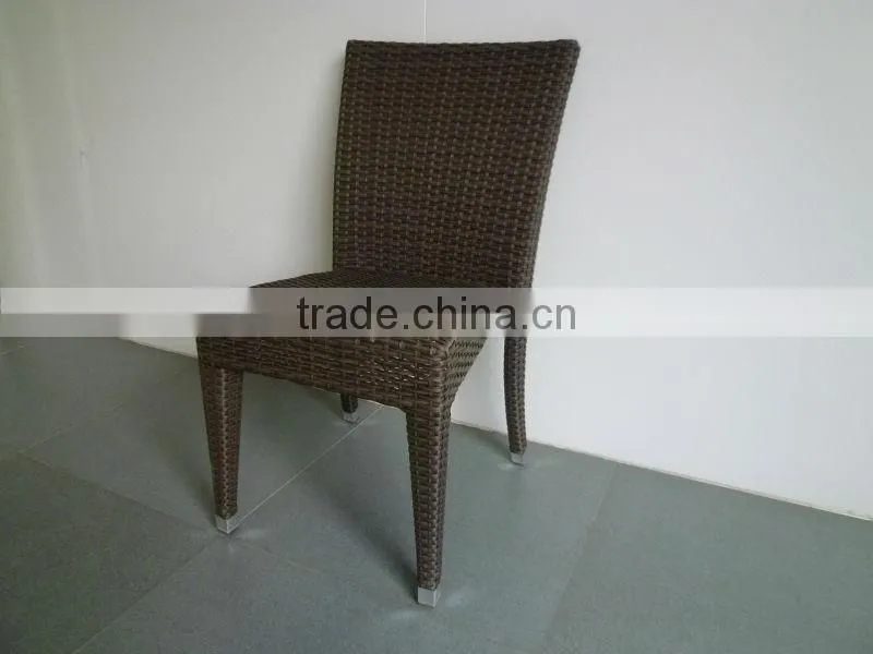 A - patio lounge seat cafe shop wicker side chair CF688C