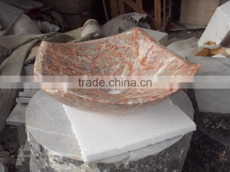 Pink onyx basins,pink onyx sink,art basin