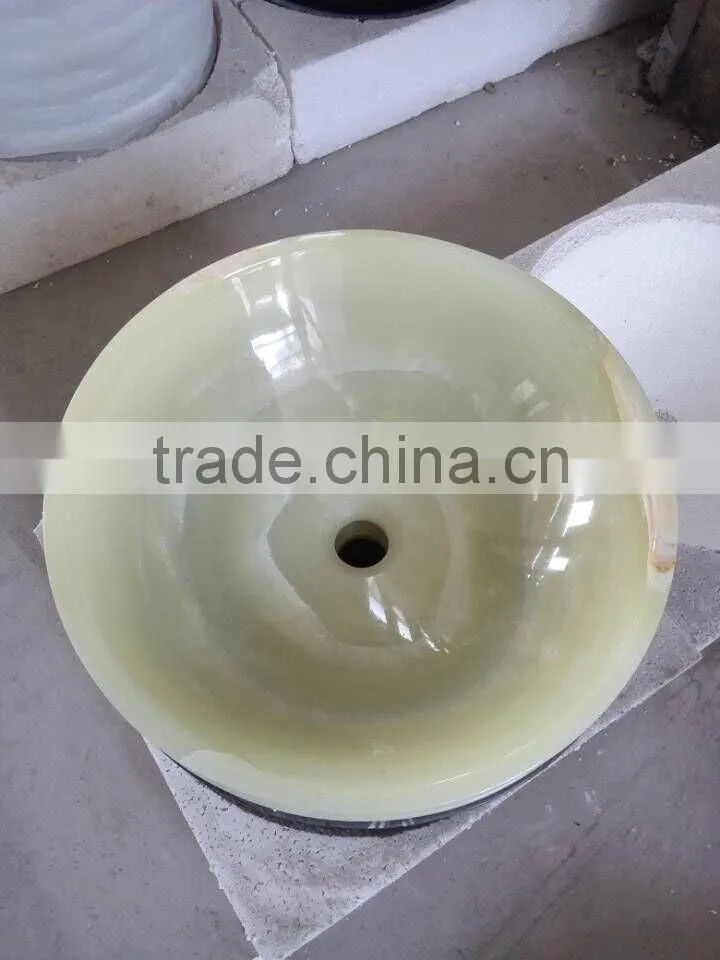 unique marble basin ,onyx basin,bathroom sink
