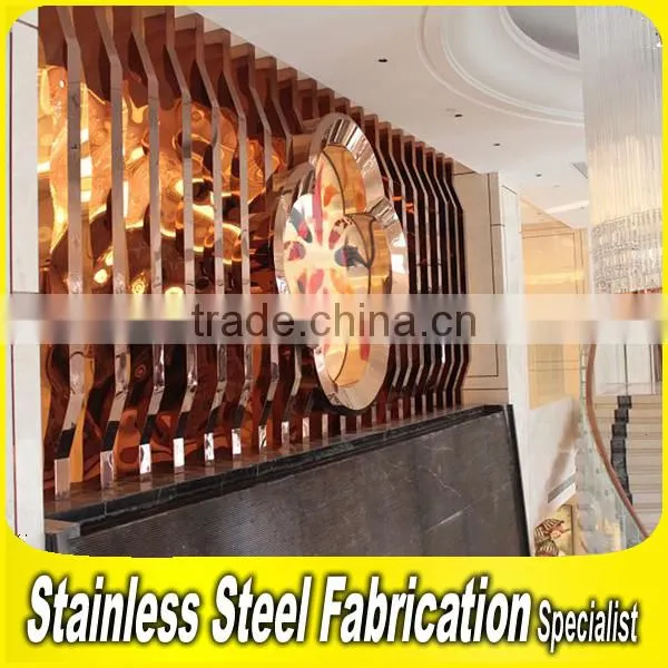 Custom-Made Stainless Steel Outdoor Exterior Wall Partition
