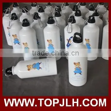 Promotional heat transfer printed metal aluminum travel sport bottles