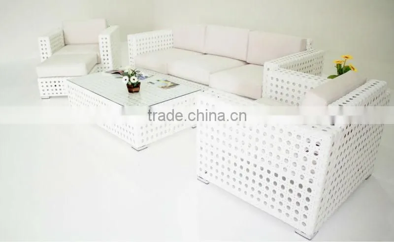 rattan furniture outdoor aluminum sofa set