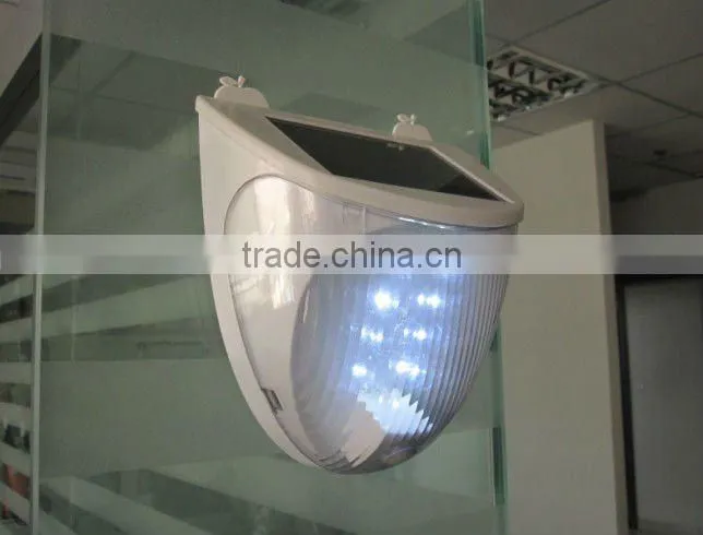 FQ-501 outdoor wall mounted led solar electronic sensor light solar garden induction lamp