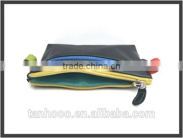 Beautiful Soft Leather Make Up Bag / Pencil Case