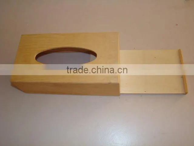 wooden napkin box