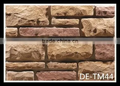 Outdoor wall paving stone rock panels, light weight cheap stone veneer for villa and home decoration