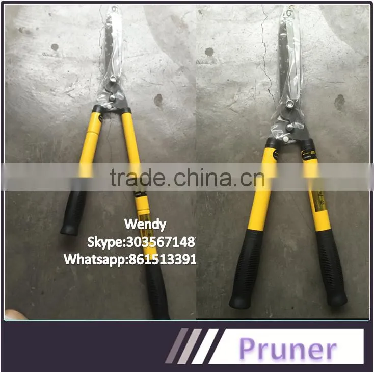 9"plastic handle carbon steel garden pruner pruning shear
