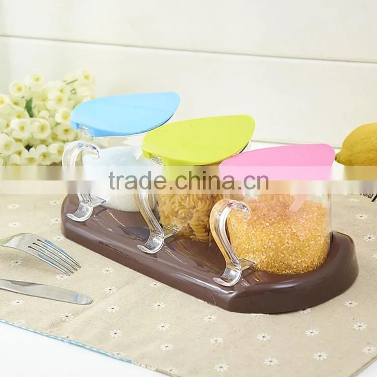 Kitchen Plastic Waterproof Tools Boxes Seasoning Box