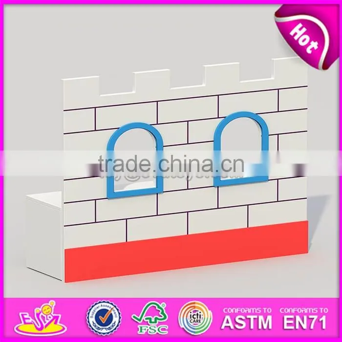 Best design kindergarten home indoor funny wooden kids playground W08C181