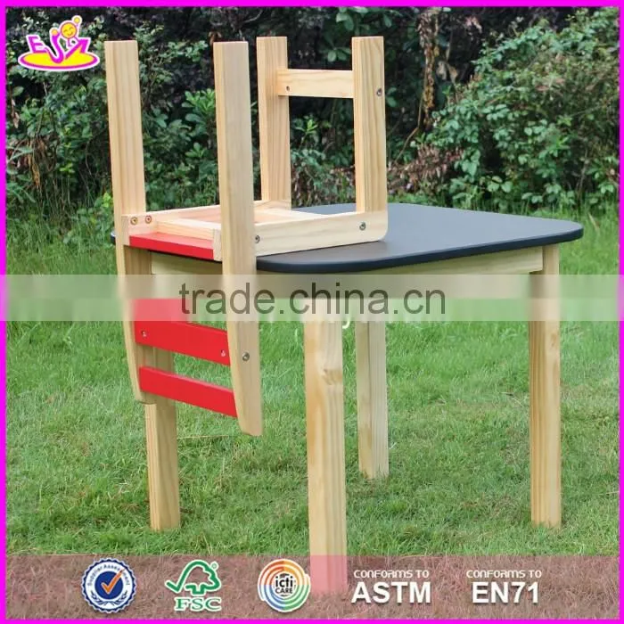 2017 New design home / school / high quality wooden kids study desk W08G180