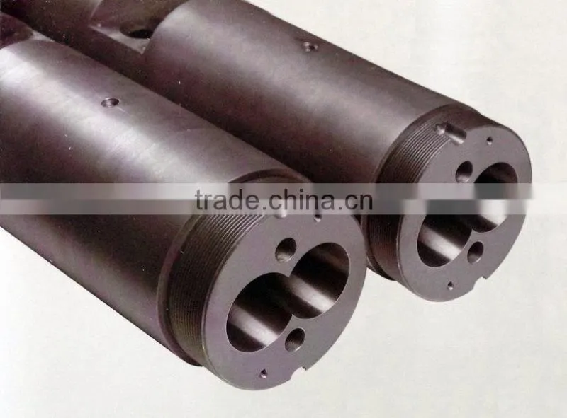 Parallel twin screw and barrel for Cincinnati,Krausmaffei,Liansu,Maplan,Weber extruders