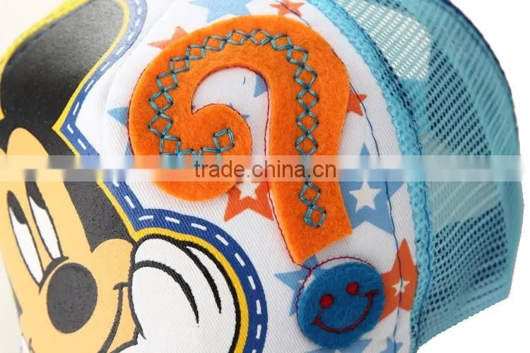 Hot Sale New Fashion Style Kids Trucker Hats Custom Print Baseball Mesh Cap