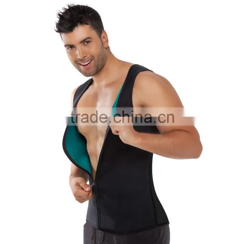 Male men's exercise slimming Vest neoprene body shaper