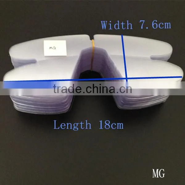 PVC/PET Plastic Collar Butterflies For Shirt Packaging Accessoreis