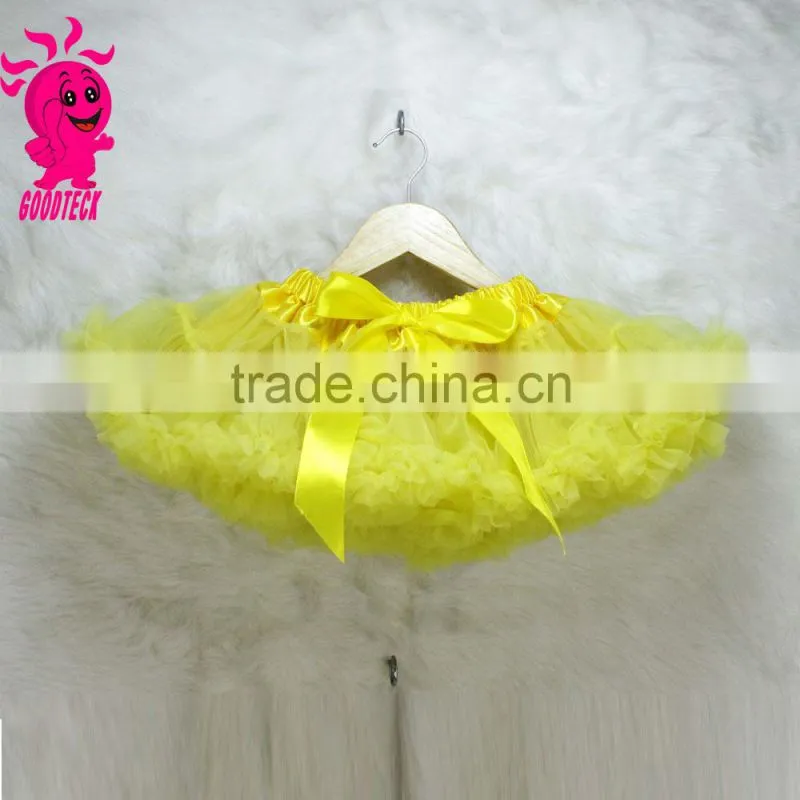 2015 New Arrival Solid Colors Summer Litter Girls Tutu Pettiskirt