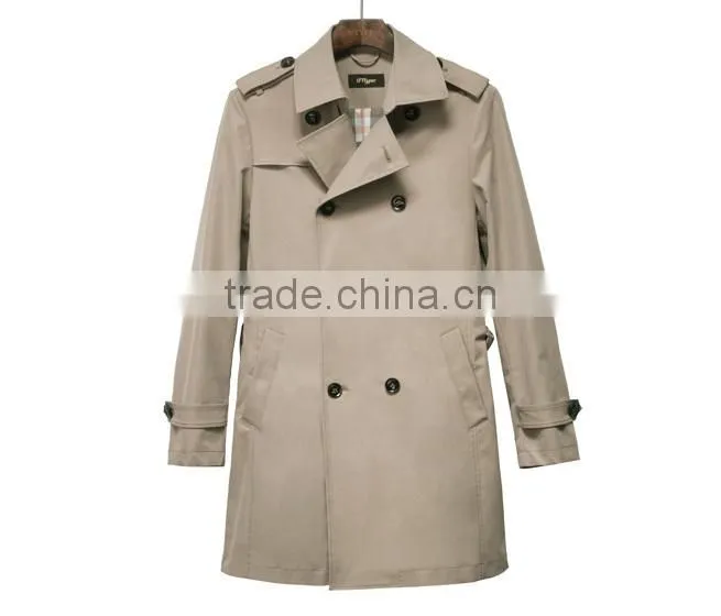 beige color autumn winter men winter coat