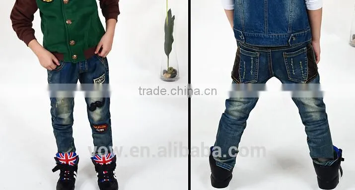 China custom kids jeans latest designer kids jeans