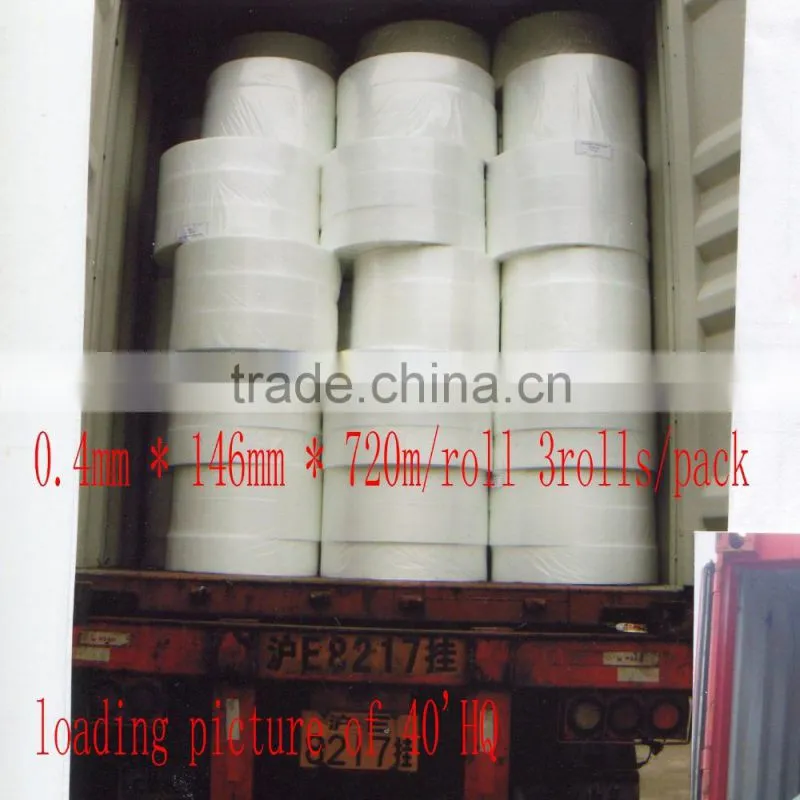 Fiberglass tissue for battery separator