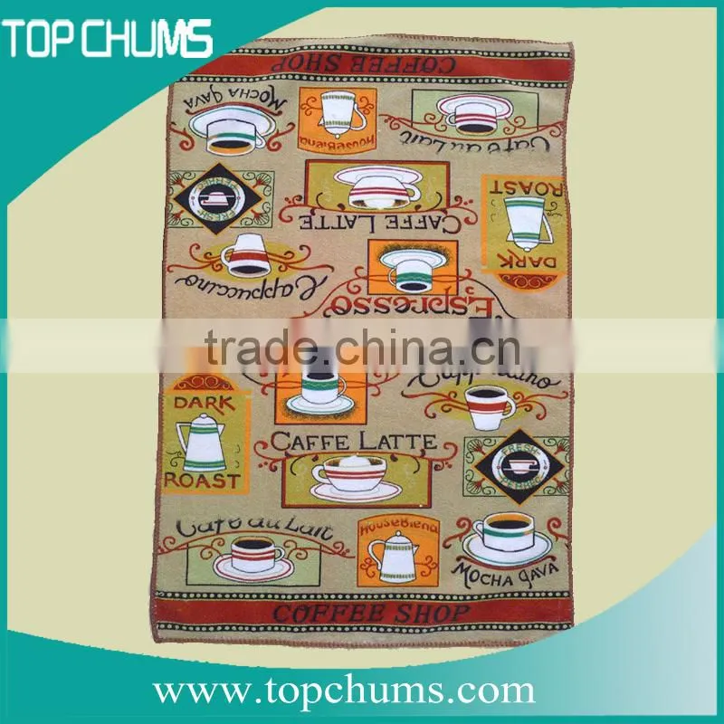 Quick dry Microfiber magic kitchen microfiber towel,microfiber dish towels,cute tea towels printed