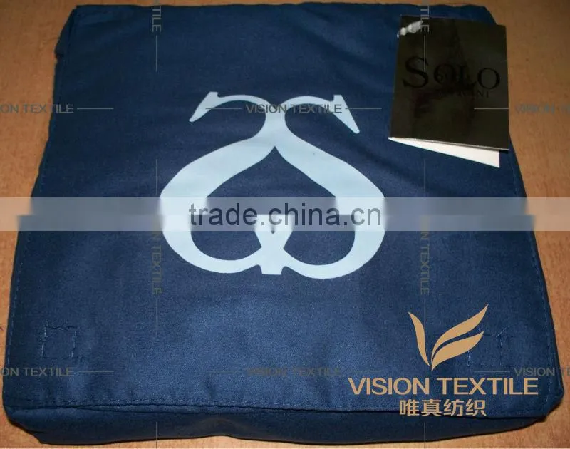 Embroidered Microfiber Bathrobe With Bag
